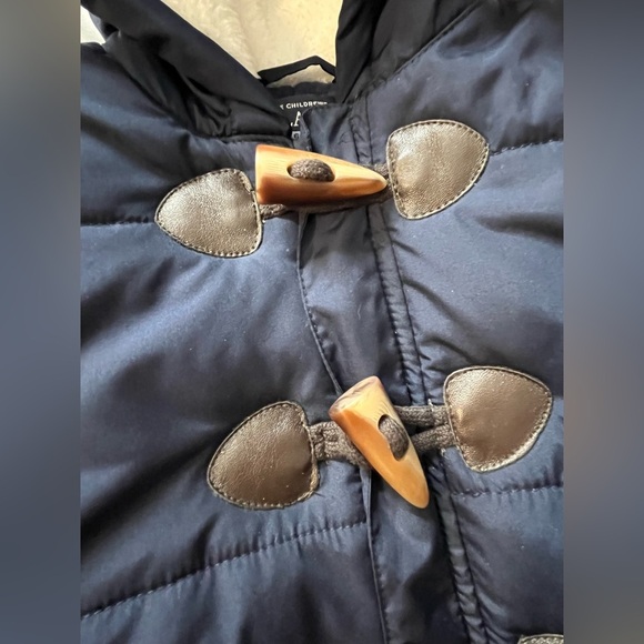 Children’s Place Navy Blue Infant Baby One Piece Snowsuit & Mittens 6-9 Months - Picture 5 of 14